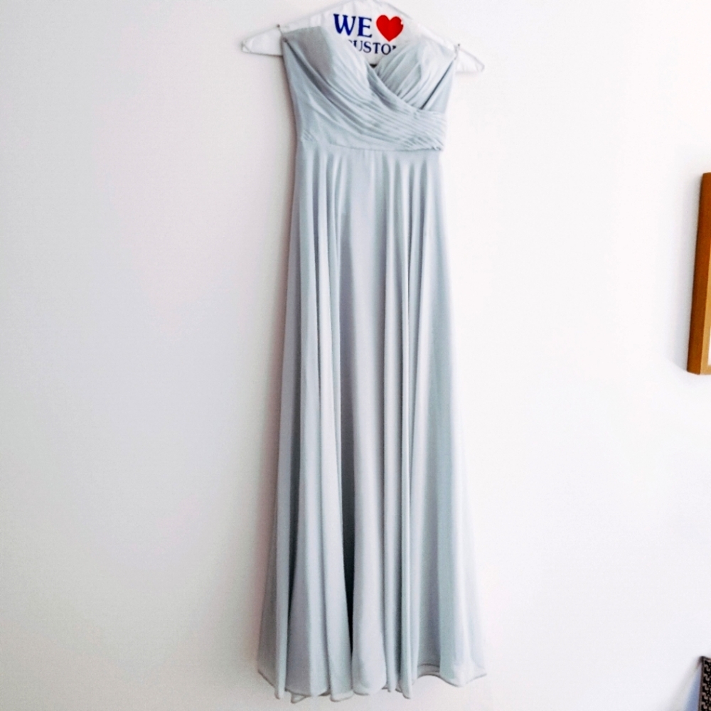 Jenny Yoo Collection - Adeline gown in whisper blue sz 0